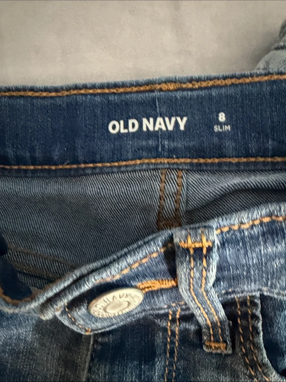 Old Navy Girls' Denim Shorts - Light Blue & Dark Blue 2-Pack